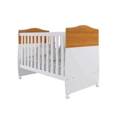 Imagem de berço minicama conforto branco e nature