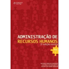 Imagem de Administração de Recursos Humanos - Vol.1 - 2ª Ed. 2011 - Carvalho, Antonio Vieira De; Nascimento, Luiz Paulo Do; Clen Gomes Serafim, Oziléia - 9788522108176