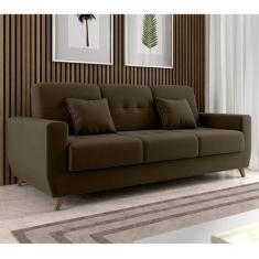 Imagem de Sofá Cama 3 Lugares Com Baú Pâmela Matrix