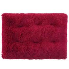 Imagem de Tapete para caixa de cachorro, cama de cachorro para cães grandes, almofada de canil confortável e fofa antiderrapante para camas e móveis de cachorro, cama de cachorro acolchoada (Color : Red, Size