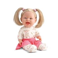 Imagem de Boneca Baby Babilina Soft com Cabelo 34cm Bambola
