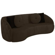 Imagem de Sofa 4 Lugares 288 Cm Passion Veludo Sl 942 Moll
