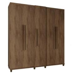 Imagem de Guarda Roupa Casal 228cm 5 Portas Munique rv Móveis Freijo