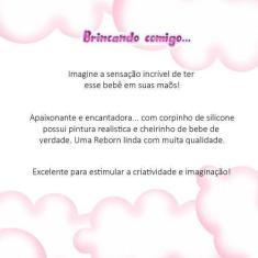 Imagem de Boneca Bebê Reborn Realista De Silicone Menina 13 Itens - Cegonha Rebo