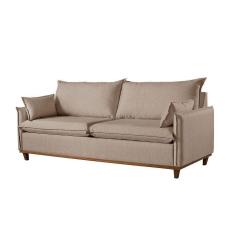 Imagem de Sofá 4 Lugares Living M-168 Veludo Martins Bege