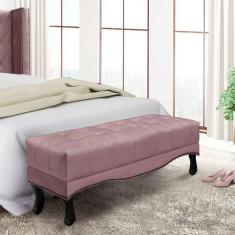 Imagem de Recamier Vicenza Veludo Lilás 140 cm - Spezzia Decor