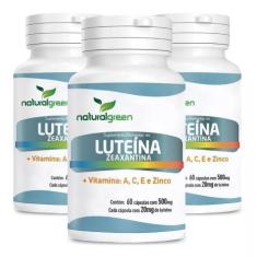 Imagem de Kit 03 Luteína Zeaxantina Com Vitaminas A, C, E E Zinco 60 Cápsulas Ca