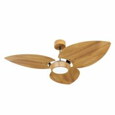 Imagem de Ventilador De Teto Natuvent Dahlia Led 3 P s Madeira Teca 650