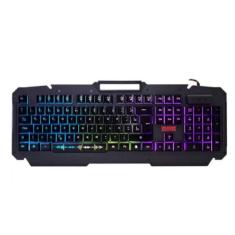 Imagem de Teclado Usb Gamer Semi Mecânico Base Metal Com Suporte