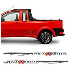 Imagem de Faixa Fiat Strada Siena Sporting 2011/2012 Adesivo Lateral