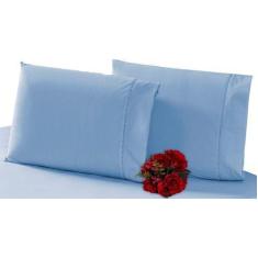 Imagem de Jogo Lençol Queen Size Percal 3 Peças 200 Fios 100% Algodão - Ingrid B