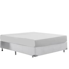 Imagem de Lençol Avulso Com Elástico Cama Queen 400 Fios Branco