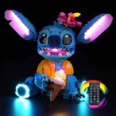 Imagem de Kit de iluminação LED DALDED para Lego Disney Stitch com controle remo