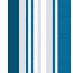 Imagem de Papel De Parede Adesivo Lavável Listrado  Turquesa 9M