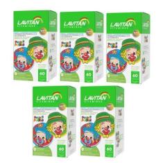 Imagem de Kit Com 5 Lavitan Kids Vitamina Infantil Imunidade Patati Patata Mix D