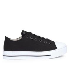 Imagem de Tênis Feminino Ramarim Casual Lona Preto-Feminino