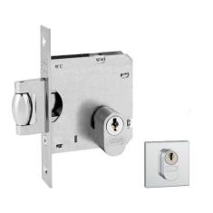 Imagem de Fechadura para Porta Pivotante Externa Cromada Stam 24/45mm