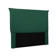 Imagem de Cabeceira Cama Box Casal 140 Cm Garden Veludo Verde S04 - D`rossi