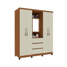 Imagem de Guarda Roupa Capelinha 4 Portas e 3 Gavetas Imop