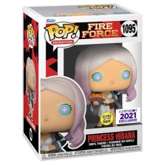 Imagem de Funko Pop! Fire Force Princess Hibana brilha na diversão escura