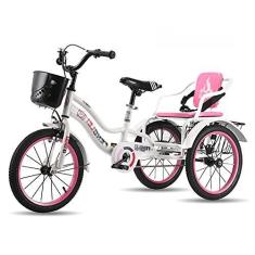 Imagem de Triciclo adulto ao ar livre 40.6 cm bicicleta triciclo trike bicicleta ajustável assento de encosto bicicleta três rodas para compras piquenique ciclismo pedalar esportes homens mulheres