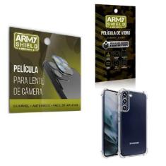 Imagem de Película De Câmera E Tela Samsung S22 E Capinha Anti Shock - Armyshiel
