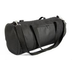 Imagem de Bolsa Para Academia Redonda All Black Com Porta Tênis - The Gift Bolsa