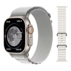 Imagem de Relógio Inteligente Smartwatch Hw9 Ultra Max Branco - Série 9, Tela Am
