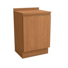 Imagem de Balcão de Cozinha 600mm 1 Porta com Tampo de Madeira Canela