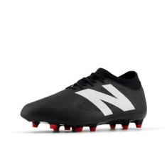 Imagem de New Balance Tênis de futebol unissex Tekela Magique Fg V4+, Preto/Branco/Vermelho Verdadeiro, 14 X-Wide Women/12.5 Wide Men