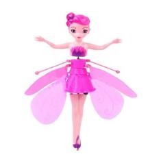 Imagem de Boneca Princesa Aerocraft Fada Voadora Rosa 19Cm Sensor Nº8 - Smart Br