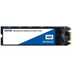 Imagem de SSD WD Blue, 500GB, M.2, Leitura 560MB/s, Gravação 530MB/s - WDS500G2B0B