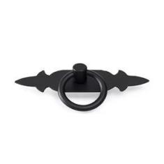 Imagem de Kit 14 Puxador Para Moveis Losango Cor Preto Rustico Antigo