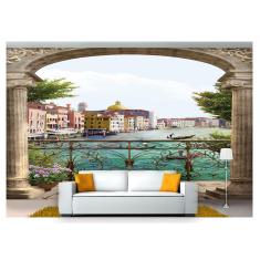 Imagem de Papel De Parede Paisagem Veneza Gondola Italia  Dav17