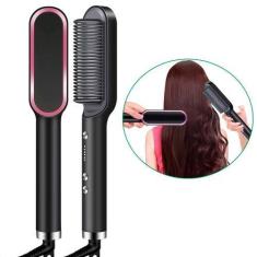 Imagem de Escova 3 Em 1 Secadora Alisa Cabelo Perfeito Turbo 110/220V Bivolt - H