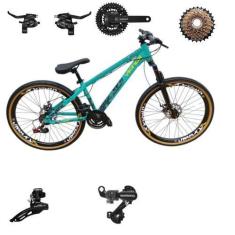 Imagem de Bicicleta Vikingx Tuff 30  Aro 26 Cambio Shimano Traseiro Dianteiro / 