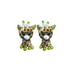 Imagem de Kit C/2x Brinquedo de Pelúcia Girafa - Ty Rara