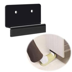 Imagem de Cathyeen Puxador de pé de armário, puxador de pé para gaveta de armário de lixo, maçanetas de pé de montagem sem toque, ferramenta de abertura de porta para puxar o lixeira embaixo do armário, lixeira