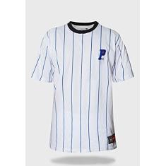 Imagem de Camiseta Prison Listrada Blue Lines