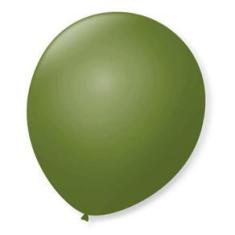 Imagem de Balão São Roque Número 7 Verde Militar 50 Unidades
