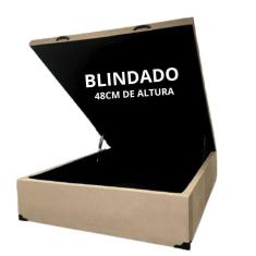 Imagem de Cama Box Baú Casal - Corino Linho Blindado / Reforçado