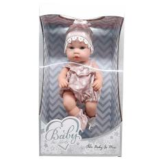 Imagem de Boneca Bebê Realista Baby So Lovely Média 32cm com Roupa Rosa 210-6 - Dorémi