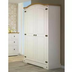 Imagem de Guarda Roupa Infantil 2 Portas Smile Creme/Carvalho