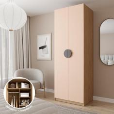 Imagem de Guarda-Roupa Modulado Joy Nichos Com Cabideiro Cabecasa Madeiramadeira