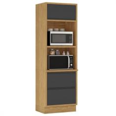 Imagem de Paneleiro Itatiaia 2 Portas 1 gaveta P/Forno Freijo/grafite