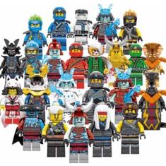 Imagem de Boneco Blocos De Montar Ninjago Lloyd Jay Kay Zane Kai Cole