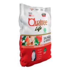 Imagem de Ração Quatree Life Gatos Adultos Salmão E Arroz  3Kg
