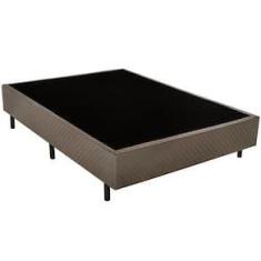 Imagem de Base Box para Colchão de Casal Biflex Ilhéus 39x138x188cm - Marrom