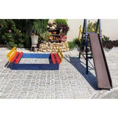 Imagem de Escorregador Caixa de Areia Infantil Madeira Bv Magazine