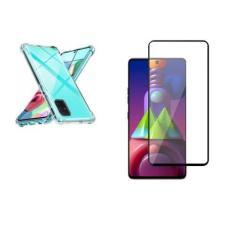 Imagem de Kit Capa Reforçada Antishock Tpu Premium Samsung Galaxy M51 + Película